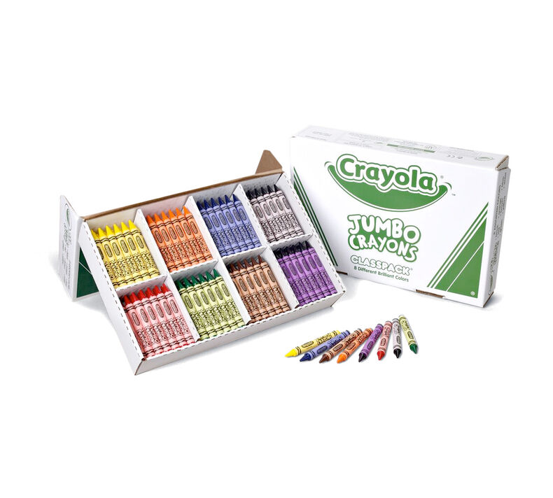 Crayola Jumbo Crayons, 200 Count, 8 Colors